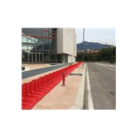 高分子复合材料挡水板_L型红色ABS材质挡水板厂家