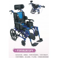 厂家直销 铝合金多功能儿童轮椅 舒适安全康复儿童轮椅