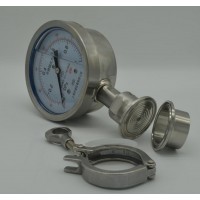 厂家供应YXC-153BZ 不锈钢磁助式电接点压力表 