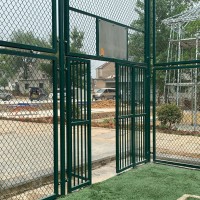 嘉兴笼式足球场围网 学校操场防护网 球场围栏十年工厂