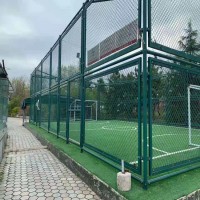 江苏学校社区球场围网 足球场防护网生产安装