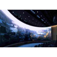 多媒体全息展示厅 180 360度幻影成像投影环幕